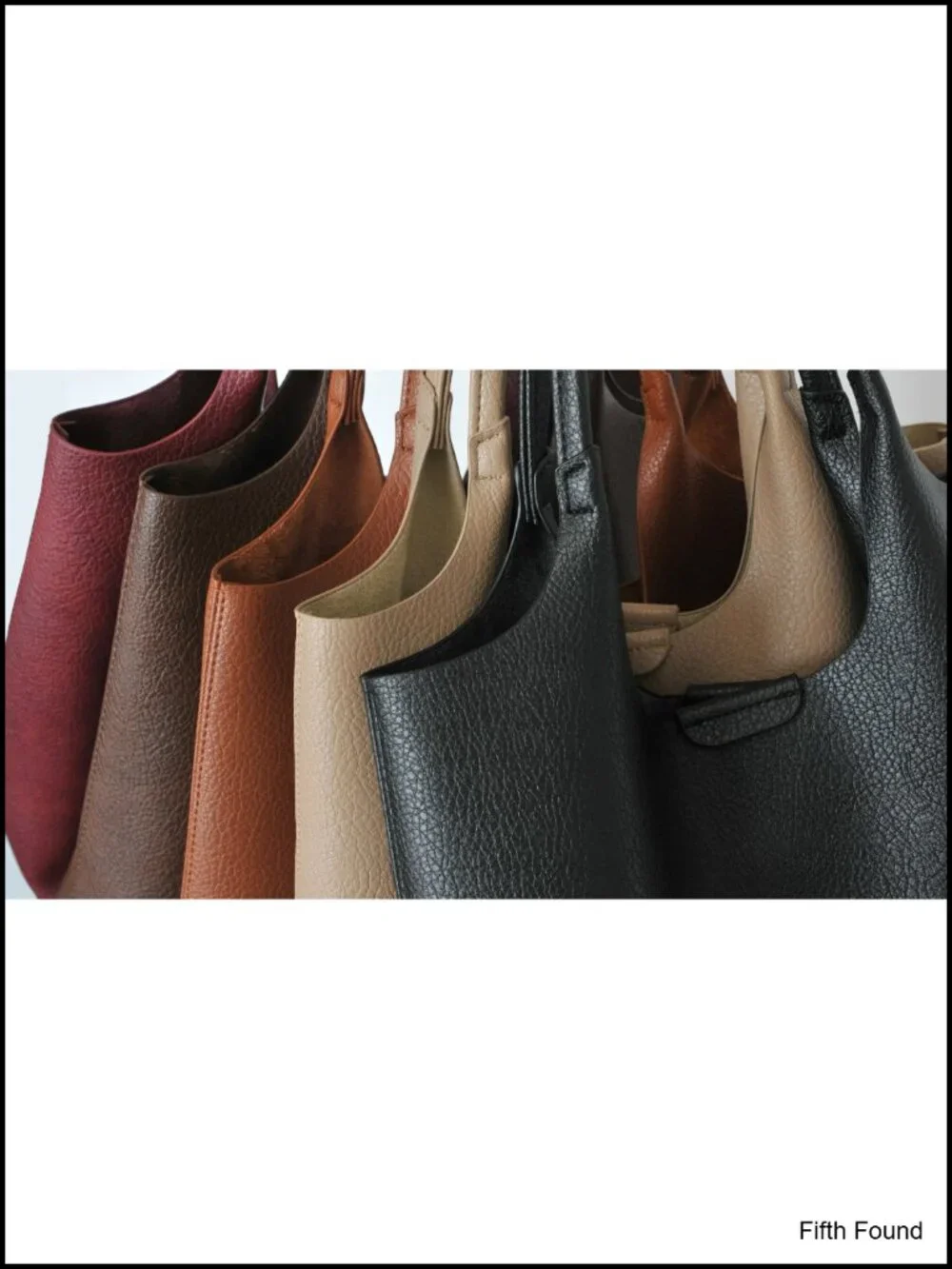 Vegan Leather Tote Hobo Bag for Women Magnetic Snap Closure